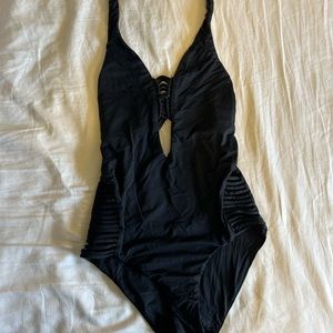 Black one piece by Becca
